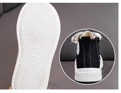 Children sports shoes outdoor indoor boys and girls non-slip canvas shoes campus students