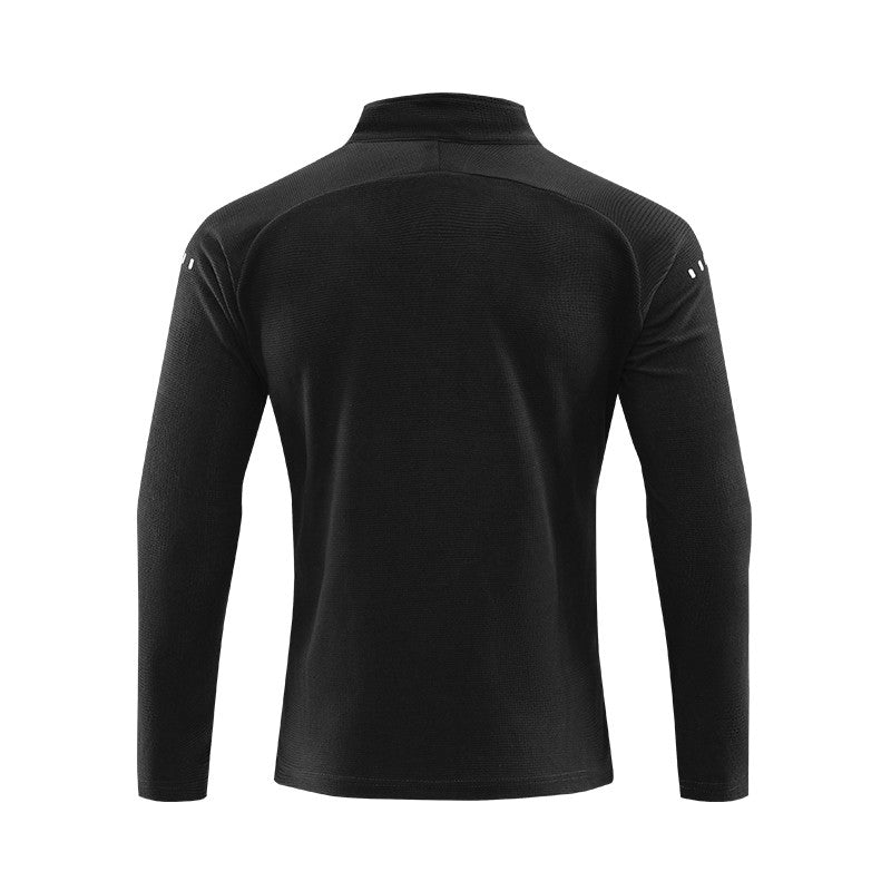Running Long Sleeve T-shirt Reflective Men Sportswear Breathable Black Coat Gym Jogging Male Gym Fitness Spring Autumn Clothing