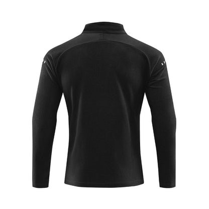 Running Long Sleeve T-shirt Reflective Men Sportswear Breathable Black Coat Gym Jogging Male Gym Fitness Spring Autumn Clothing