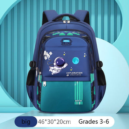 Mochilas Infantis para Crianças Mochilas Escolares para Meninos Mochila Escolar de Astronauta à Prova d'Água Mochila Primária Mochila Infantil