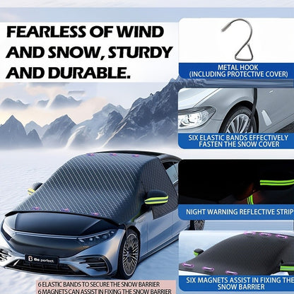 Car Snow Shield Cover Windshield Protection Protection Frost Winter Front Window Waterproof Sun Shade Sedan Suv Umbrella Outdoor