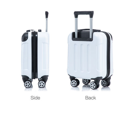 14 inch suitcase with phone holder for easy carrying during travel 360 degree roller suitcase for business purposes suitcase