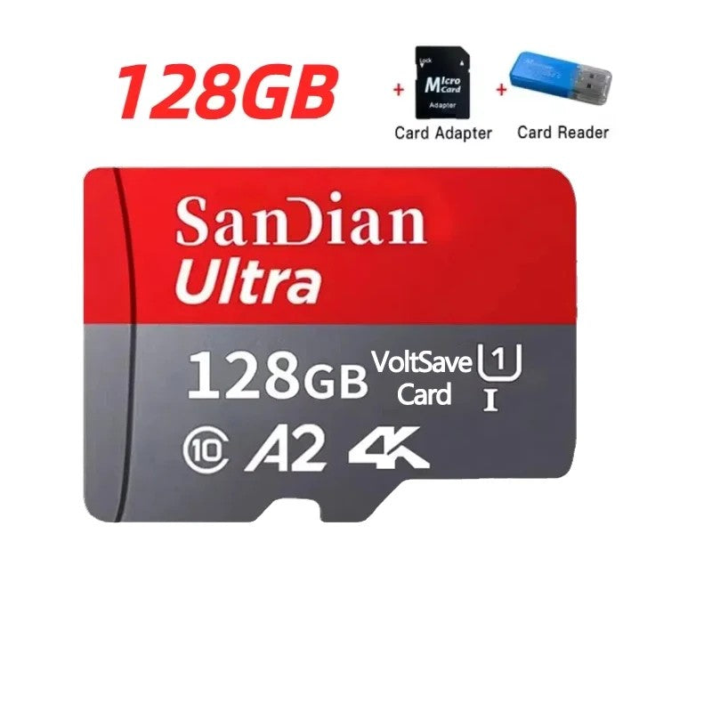 Cartões Micro Memória 128GB Cartão TF Original 1TB/2TB Cartão Flash de Alta Capacidade Classe 10 Cartão SD de Alta Velocidade para PC/celular/Câmera/Mac