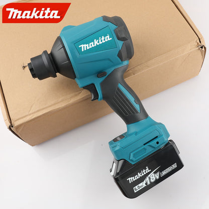 Soprador de ar Makita DAS180 18V a bateria de lítio, limpador de pó para espaços estreitos, secador de cabelo (ferramenta sem bateria)