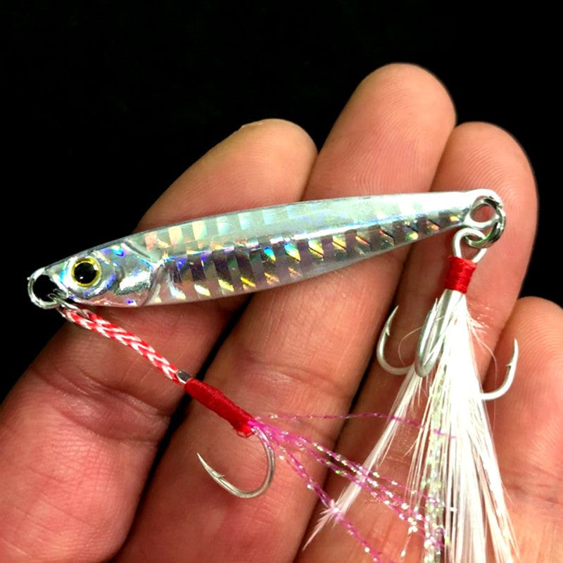 Iscas de Pesca Brilhantes Jigs 15g/6cm 7g/10g/20g/25g Isca Jigbait Arremesso Costeiro Anzóis Isca de Metal Iscas Artificiais Venda de 1 Peça