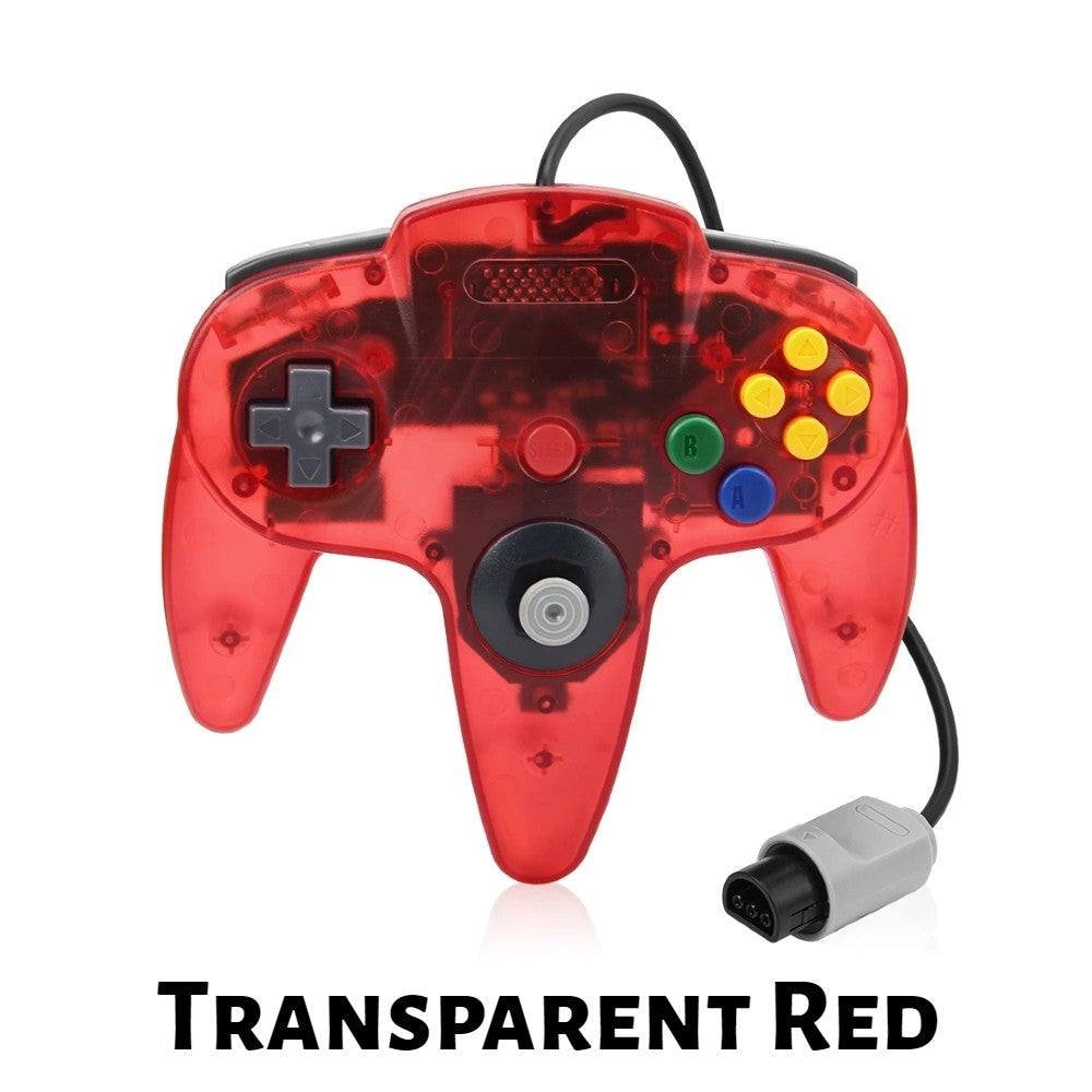 Wired Gamepad For NS 64 Host N64 Controller Gamepad Joystick For Classic Nintend 64 Console Games For Mac Computer PC