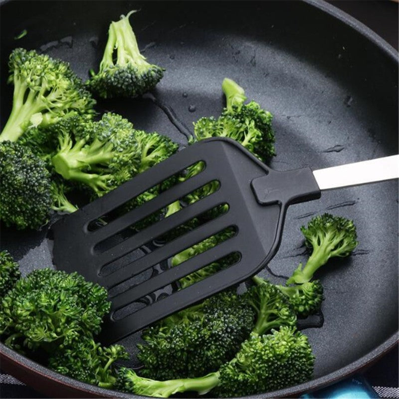 Spatula Stainless Steel Not Hot Handle Cooking Utensil Kitchen Accessories Steak Pancake Shovel Teppanyaki Scraper Barbecue Tool