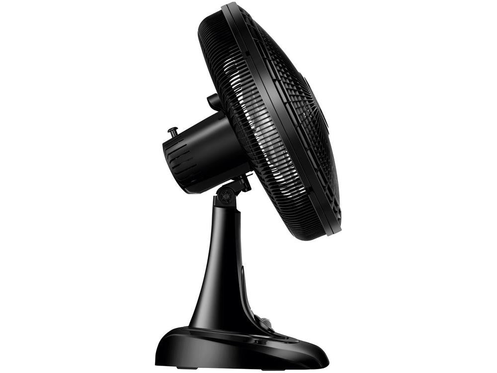 Table Fan Mondial Turbo NVT-40-8P-B 40cm 8 Speeds 3 Speeds Black and Silver-110V