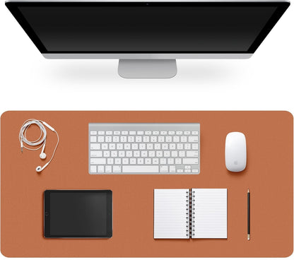 Desk Pad Protector, Non-Slip PU Leather Large Mouse Pad, Easy Clean, Writing Pad for Office/Home/Decor/School Desk Mat
