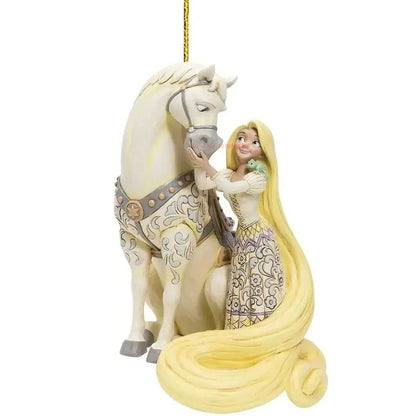 Disney Action Anime Figura Bonecas Princesa Enfeites de Natal Árvore de Natal Decoração de Pendurar Presente Artesanato de Natal