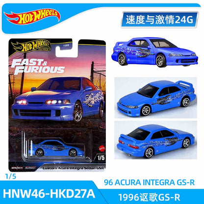 New Hot Wheels Fast & Furious Mercedes-Benz Porsche 911 1:64 Diecast Vehicle Model Car Land Rover Defender Toyota Toys Boys Gift