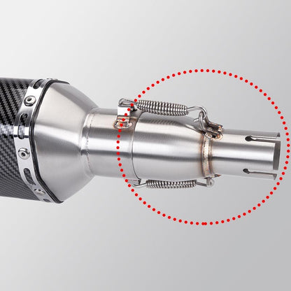 28 32 38 45mm Adapter 51mm Exhaust Section Non-Destructive Install Motorcycle Exhaust Pipe Modification Exhaust Middle Section
