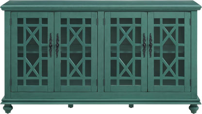 "Elegant TV Stand - 63" W x 35" H Slim Media Console, Modern Design for Living Room & Bedroom";;VERDADEIRO;;"Antique Black