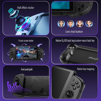 Abxylute N6 Game Controller for Switch 2 Wired Gamepad Integrated Direct Plug in Handle Native Protocol Joycon Vibration Custom