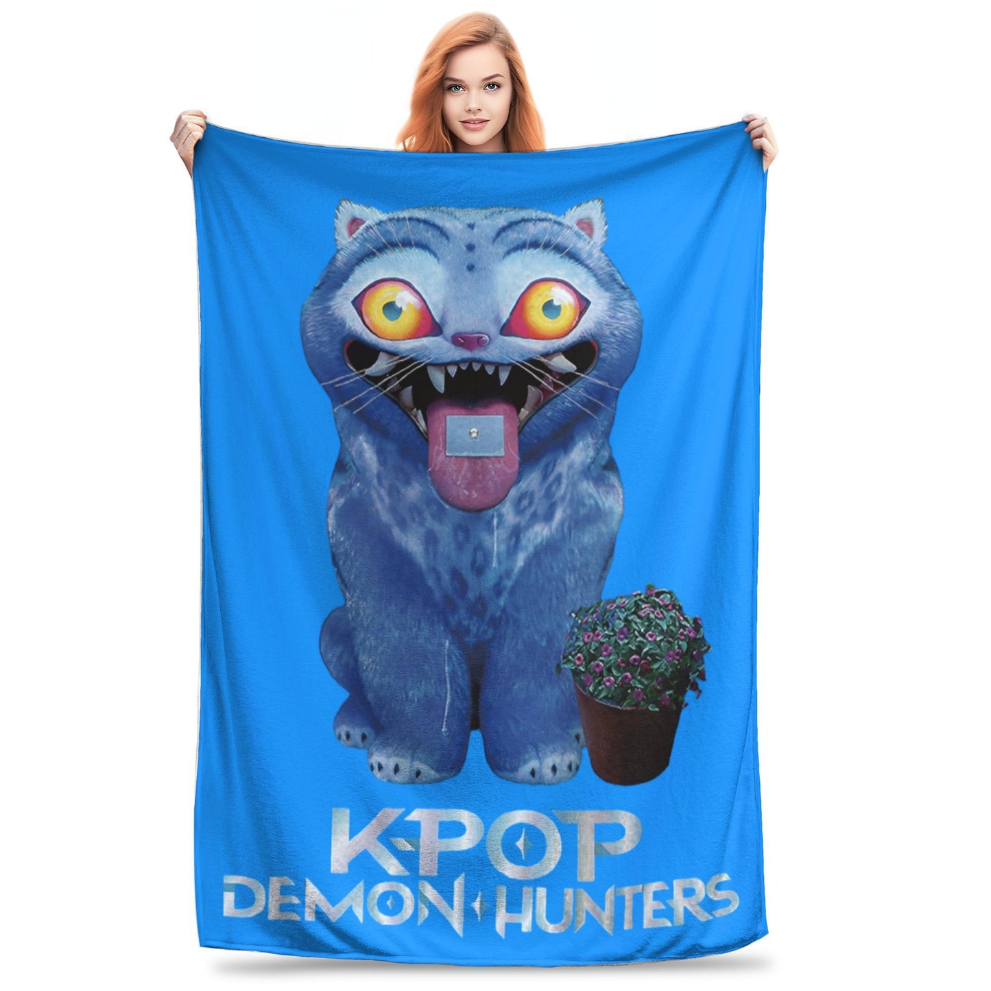 Huntrix Zoey Rumi Mira Blanket Cover Flannel KPop Demon Hunters Lightweight Throw Blankets for Outdoor Travel Bed Rug