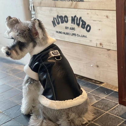 Colete Acolchoado para Pet Roupa de Cachorro de Cor Sólida Casaco de Algodão Quente de Inverno para Cães Pequenos Jaqueta Sem Mangas com Fivela de Tração