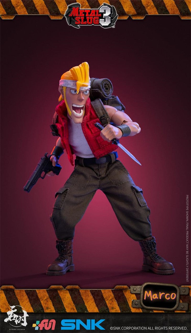 ?EM ESTOQUE? Estúdio TUNSHI Modelo Original SNK Metal Slug 3 Marco Tarma Clark Still RALF JONES Soldado Rebelde 1/12 Boneco Robô