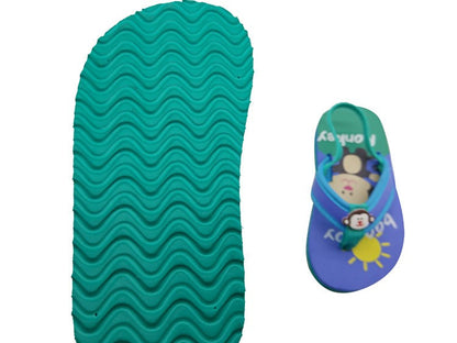 2025 Summer Children Cute Cartoon Animal Slippers Beach Shoes Kids Flip Flops Elastic Band Anti-slip Sandals Boys Girls Slippers