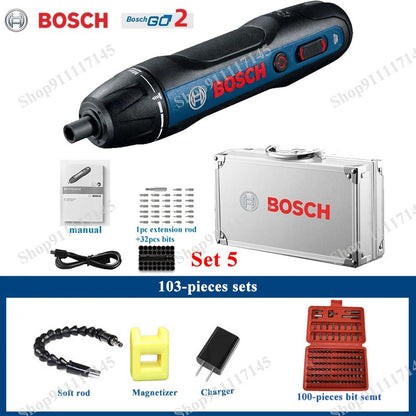 Parafusadeira elétrica sem fio Bosch Go Original 3.6V Recarregável Parafusadeira automática Furadeira Bosch Go 2 Ferramenta elétrica de lote