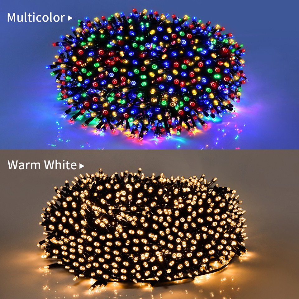 100m 50m 30m 10m Party Wedding Room Decoration LED Festival Fairy Lights 8 Modes Adjustable Holiday Lighting Led String Light