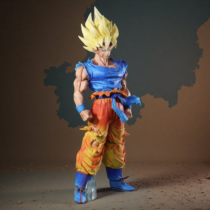 27cm Dupla Face Dragon Ball Z Son Goku Figure Super Saiyan Son Goku Bonecos de Ação Estátua de Pvc Coleção Modelo Brinquedos de Presente