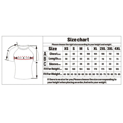 2025 The Great Wave Rash Guard Jiu Jitsu BJJ MMA T-shirt Compression Shirt Short Sleeve Surfing Jersey GYM Fitness Jersey Beach