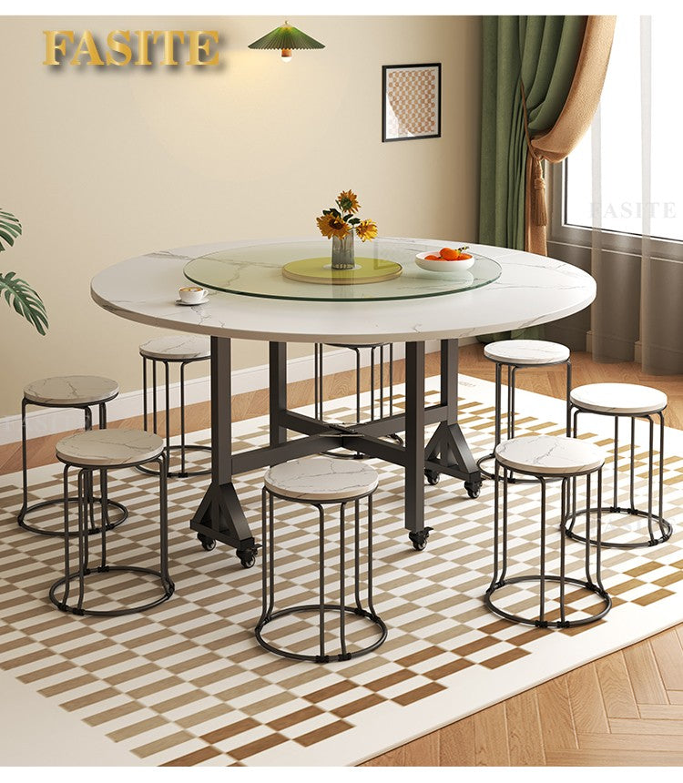 Center Restaurant Dining Tables Folding White Modern Nordic Coffee Tables Luxury Outdoor Kitchen Furnitures