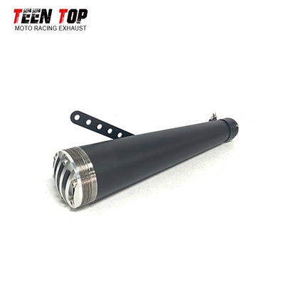 38 40 42 45MM Retro Motorcycle Exhaust Pipe For Harley Honda 125CC 250CC Exhaust Muffler 430mm Punk Racing Tailpipe Escape Moto