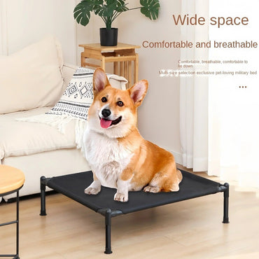 Cama de cachorro dobrável indestrutível para animais de estimação ao ar livre, camas de cachorro em promoção, resfriamento de verão, lavável