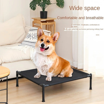Cama de cachorro dobrável indestrutível para animais de estimação ao ar livre, camas de cachorro em promoção, resfriamento de verão, lavável