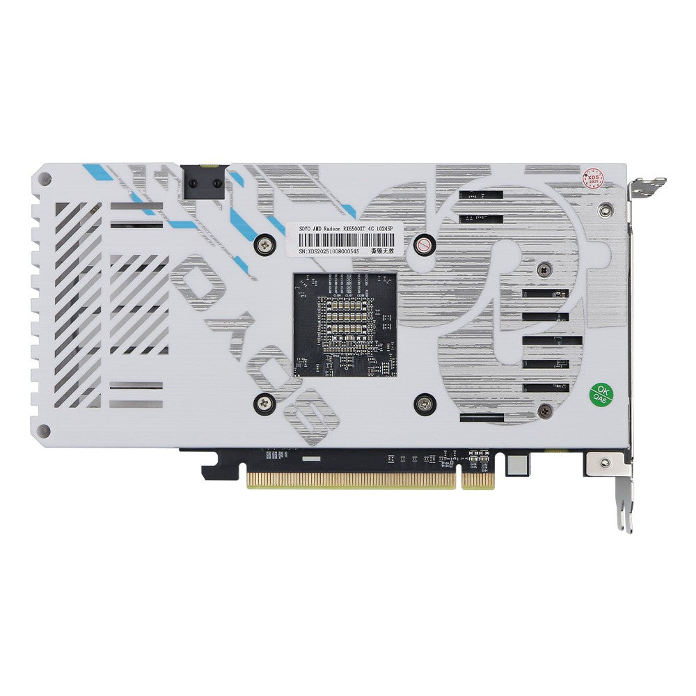 MOUGOL New AMD Radeon RX6500XT 4G Graphics Card GDDR6 Video Memory Gaming Card HDMI-compatible DP Direx12 Computer Components