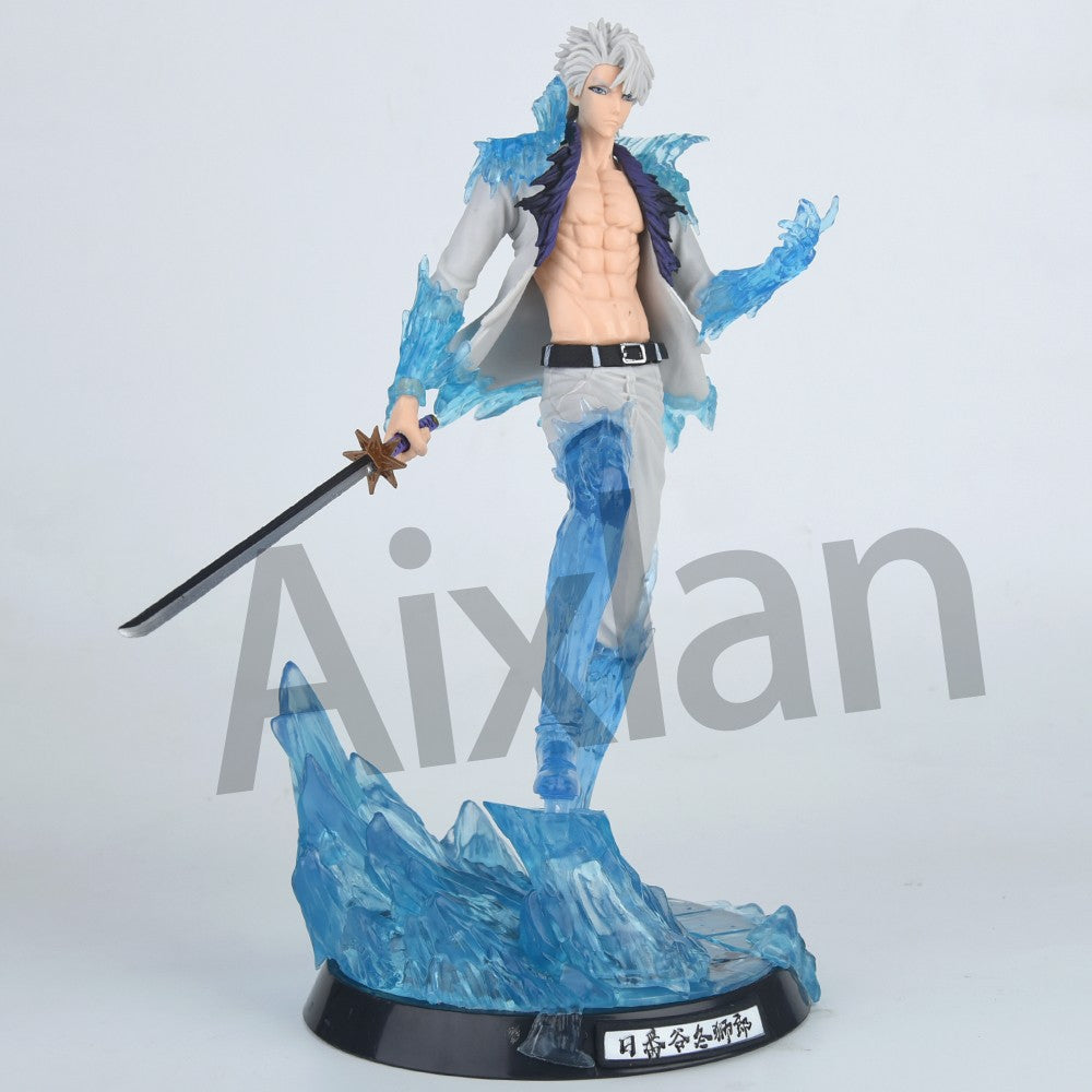 29cm BLEACH Anime Figure Hitsugaya Toushirou PVC Action Figure Boneco de Modelo Colecionável Brinquedo