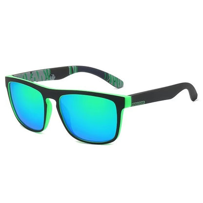 1-4PCS Men Classical Square Polarized Sports Sunglasses Lightweight PC Frame UV400 for Driving Fishing Cycling Unisex Durability