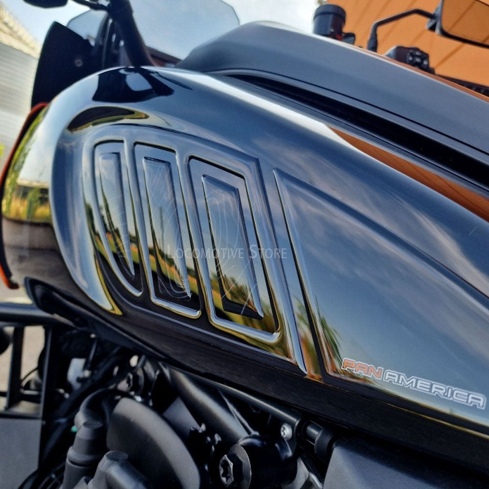 Kit Protetor Tanque Adesivo Resina Epóxi Gel 3D PanAmerica 1250 2023 para Harley Davidson Pan America 1250 2020-2023
