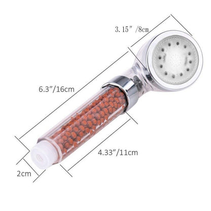 Chuveiro LED com Filtragem Chuveiro com Mudança Automática de 7 Cores Chuveiro de Alta Pressão Chuveiros Spray Economizadores de Água