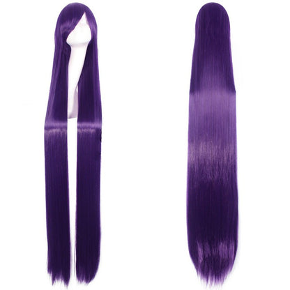 cosplay wig, ancient costume, men and women, long straight hair, anime, colored hair Synthetic fiber wig