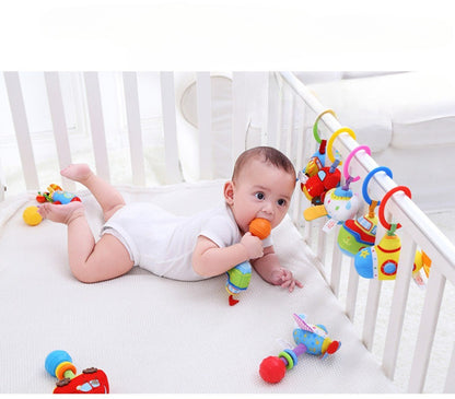 0-1 Years Old Baby Toys Newborn Baby Soothing Educational Toys Hand Rattles Bed Bells Toddler Toys Baby Toys for Stroller
