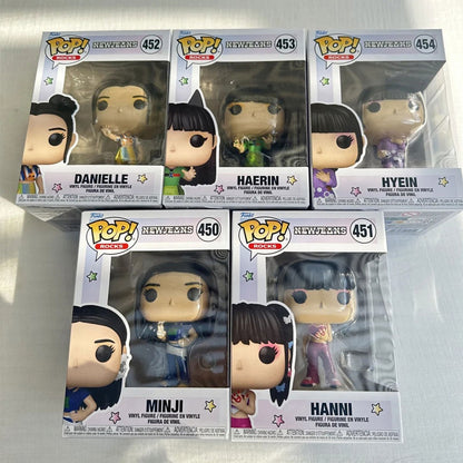 Funko Pop NewJeans Band Hanni Bonecos de Ação Modelo Brinquedos Desenho Animado Kawaii Estatueta Colecionável Edição Limitada Bonecos de Vinil Presentes