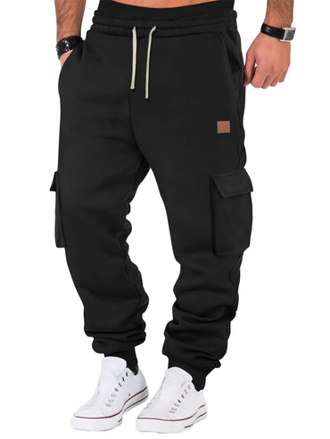 Men's Cargo Pants Joggers Workout Cargo Pants Comfortable and Breathable Outdoor Casual Wearable Running Cycling Multi-Pocket