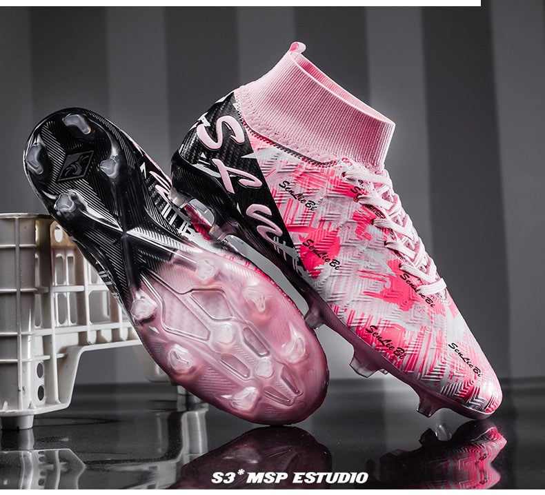 Men's Soccer Shoes Cleats Non-Slip FG Football Boots Men High-quality Match Training Sneakers Futsal Indoor Soccer Boots Boys