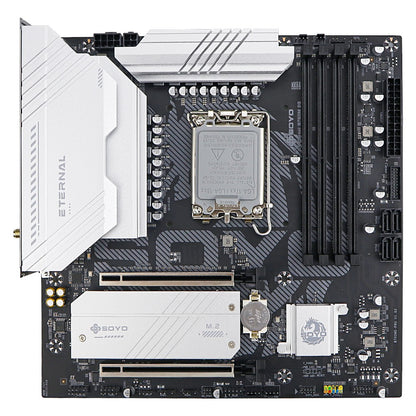 SOYO B760M D4 WiFi DDR4 LGA 1700 Intel B760 M-ATX Motherboard 2* M.2 PCIe 4.0 Type-C WiFi6 ARGB USB3.2 For 12/13/14th processor