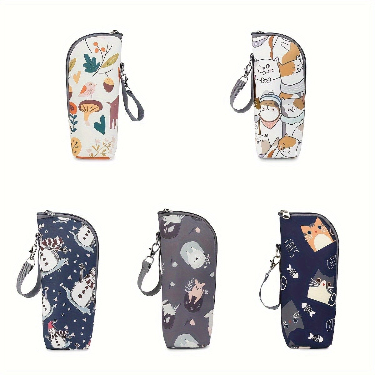 Mommy Insulated Baby Bottle Warmer Bag Portable Thermal Feeding Bottle Storage and Carrying Bag