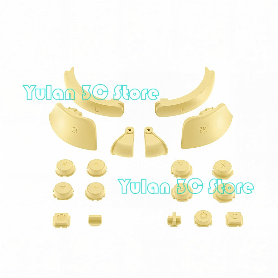 Joycon 2 Solid Color / Transparent Custom DIY Replacement Full Set Buttons for Nintendo Switch 2 Joy Con Controller Accessories