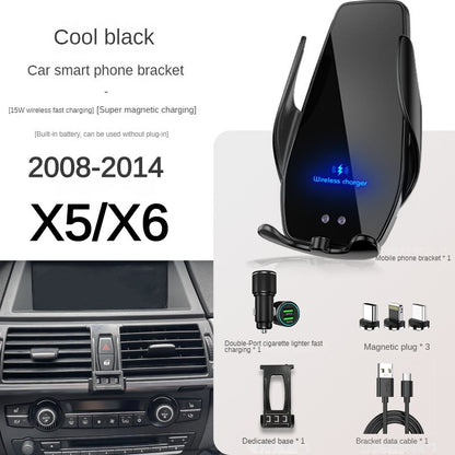 2008-2014 For BMW X5 E70 X6 E71 Mobile Phone Holder Wireless Charger Car Cell Phones Mount Navigation Bracket GPS Support