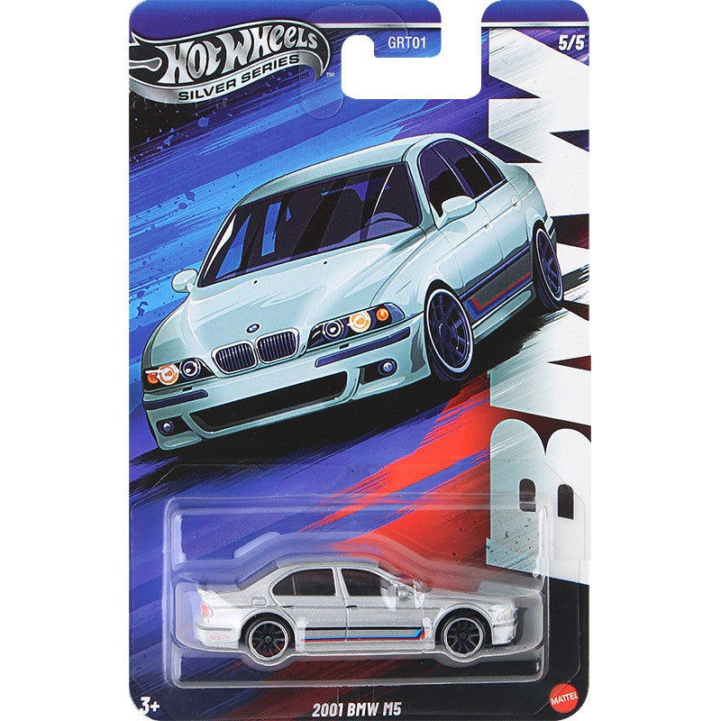 Hot Wheels GRT01 BMW M1 M2 M3 M4 M5 Alloy Car Models Set - 1:64 Scale Diecast Collection, Limited Edition Gift for Adults Kids