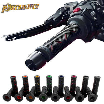 Manopla Profissional de Moto Antiderrapante com Absorção de Choque para Pit Dirt Bike Off-Road Racing Acessórios de Motocross