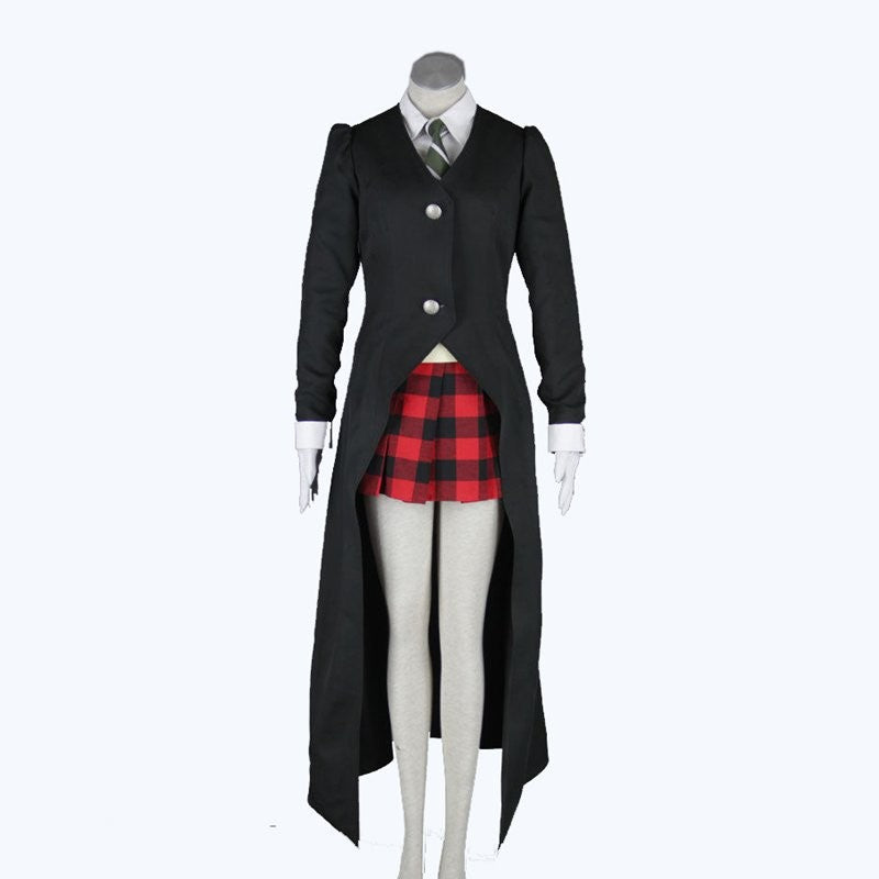 Maka Albarn Cosplay Anime Soul Eater Costume Adult Women Skirt Gloves Uniform Suit Halloween Party Role Play Outfit Maka Cos wig