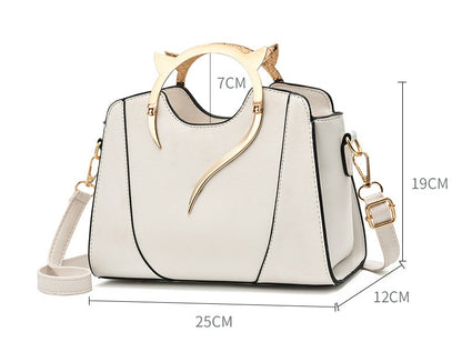 Trendy Fashion PU Leather Shoulder Bag Women's Chain Crossbody Small Purse Underarm Square Satchel Handbag