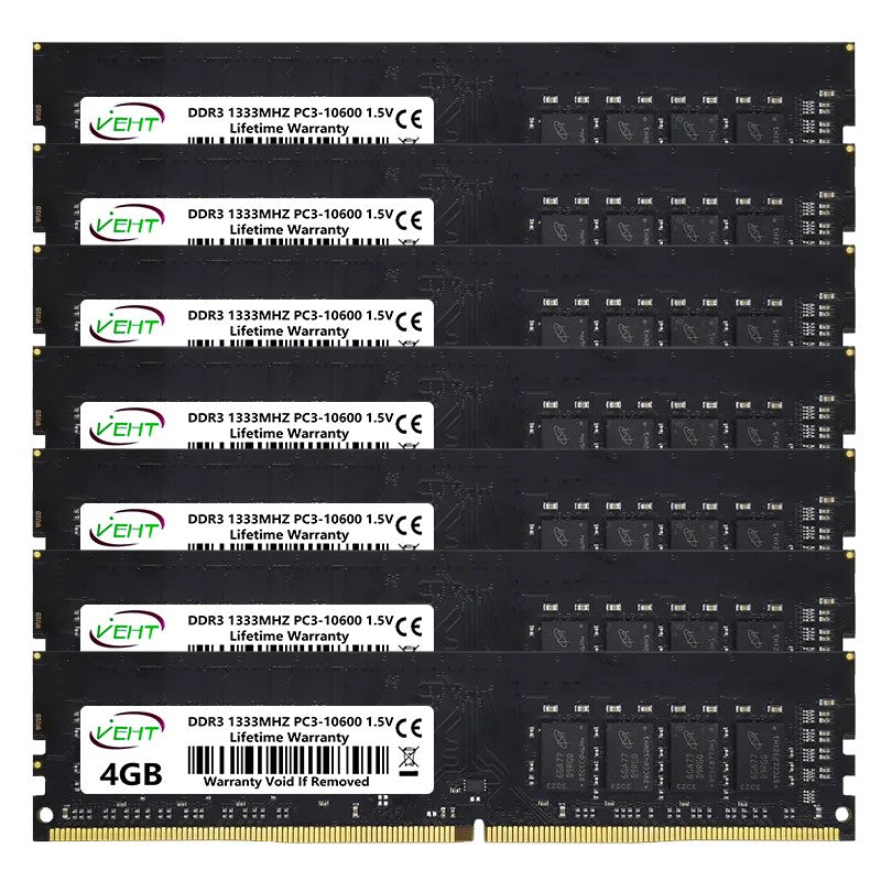 DDR2 DDR3 2GB 4GB 8GB DIMM Desktop Memoria Ram PC3 1066 1333 1600Mhz 1.5V PC2 667 800Mhz 1.8V 240Pin Computer Non-ECC Memory Ram
