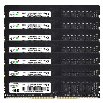 DDR2 DDR3 2GB 4GB 8GB DIMM Desktop Memoria Ram PC3 1066 1333 1600Mhz 1.5V PC2 667 800Mhz 1.8V 240Pin Computer Non-ECC Memory Ram